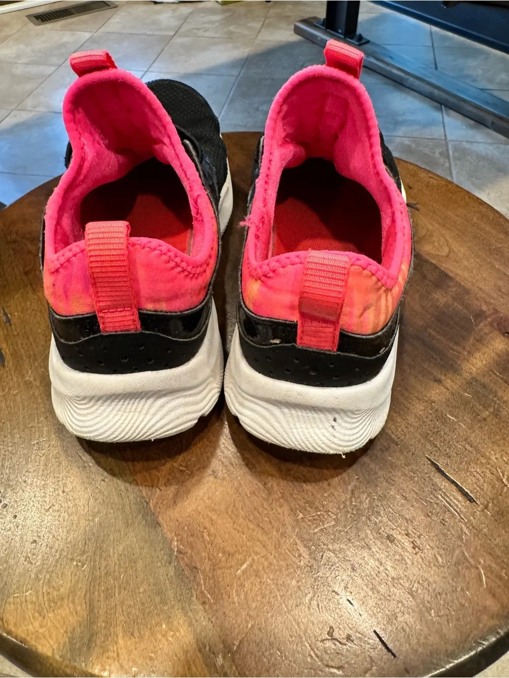 Under Armour Kids Black & Hot Pink Slip-On Sneakers